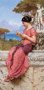John William Godward Le Billet Doux (The Love Letter) oil painting reproduction